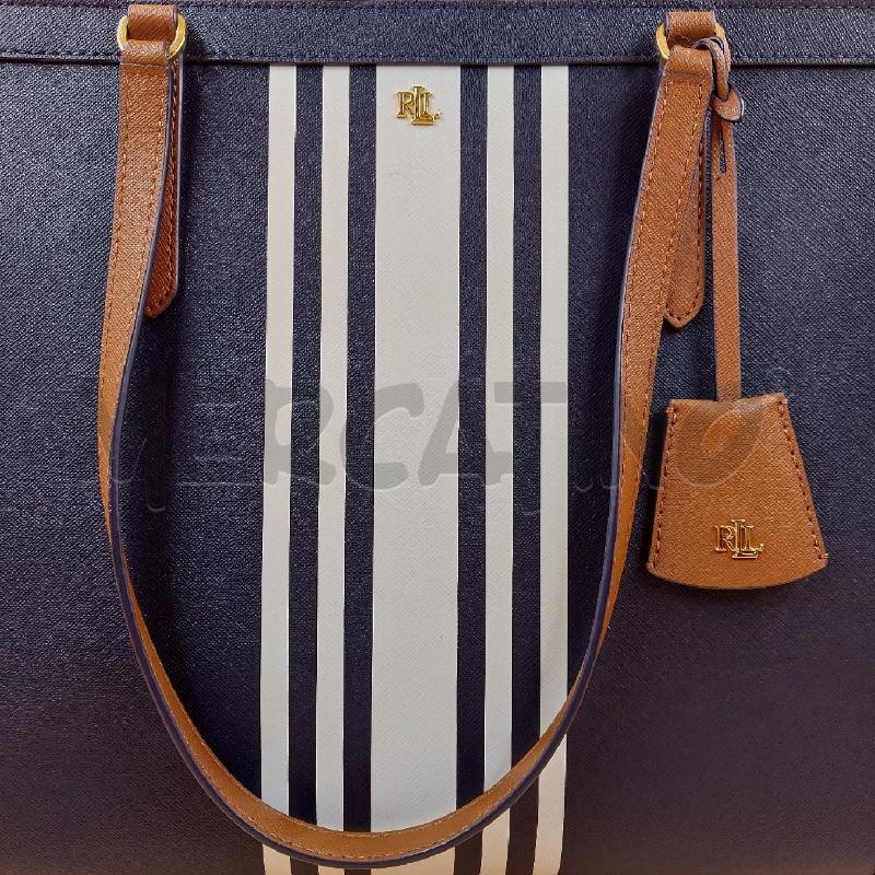 BORSA DONNA RALPH LAUREN BLU  | Mercatino dell'Usato Genova sampierdarena 2