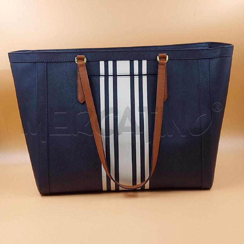BORSA DONNA RALPH LAUREN BLU  | Mercatino dell'Usato Genova sampierdarena 4