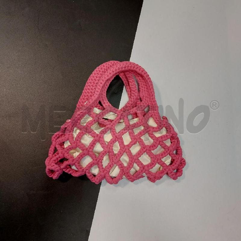 BORSETTA DONNA GUESS ROSA INTRECCIO | Mercatino dell'Usato Genova sampierdarena 2