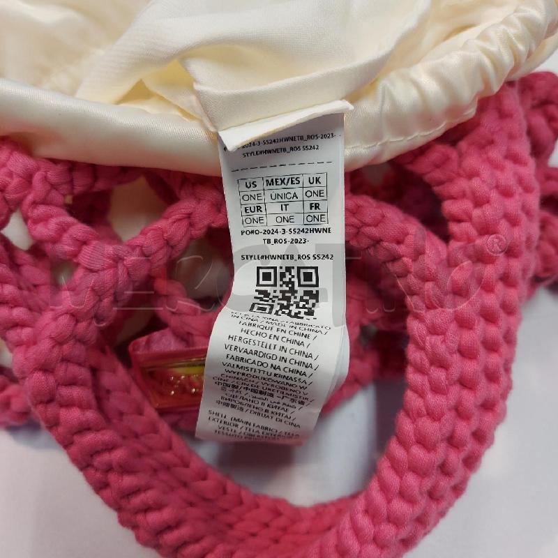 BORSETTA DONNA GUESS ROSA INTRECCIO | Mercatino dell'Usato Genova sampierdarena 4