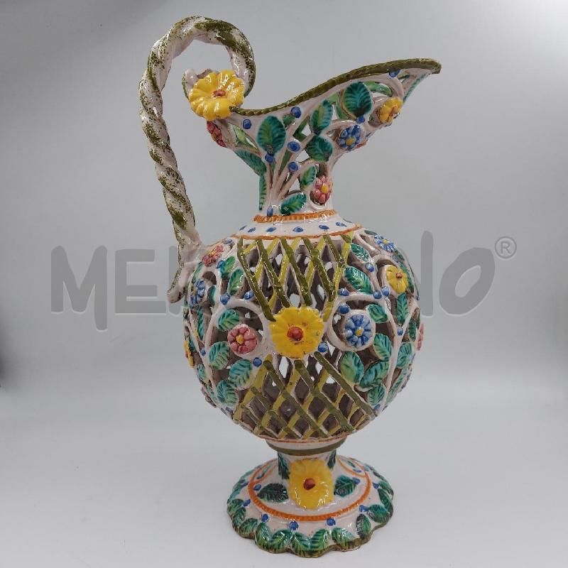 BROCCA TRAFORATA FIORI IN STILE LAP | Mercatino dell'Usato Genova sampierdarena 2