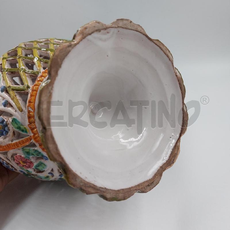BROCCA TRAFORATA FIORI IN STILE LAP | Mercatino dell'Usato Genova sampierdarena 5