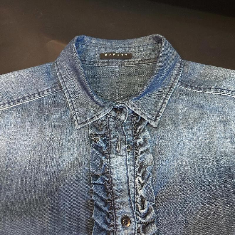 CAMICIA DONNA ARRICCIO SISLEY JEANS | Mercatino dell'Usato Genova sampierdarena 2