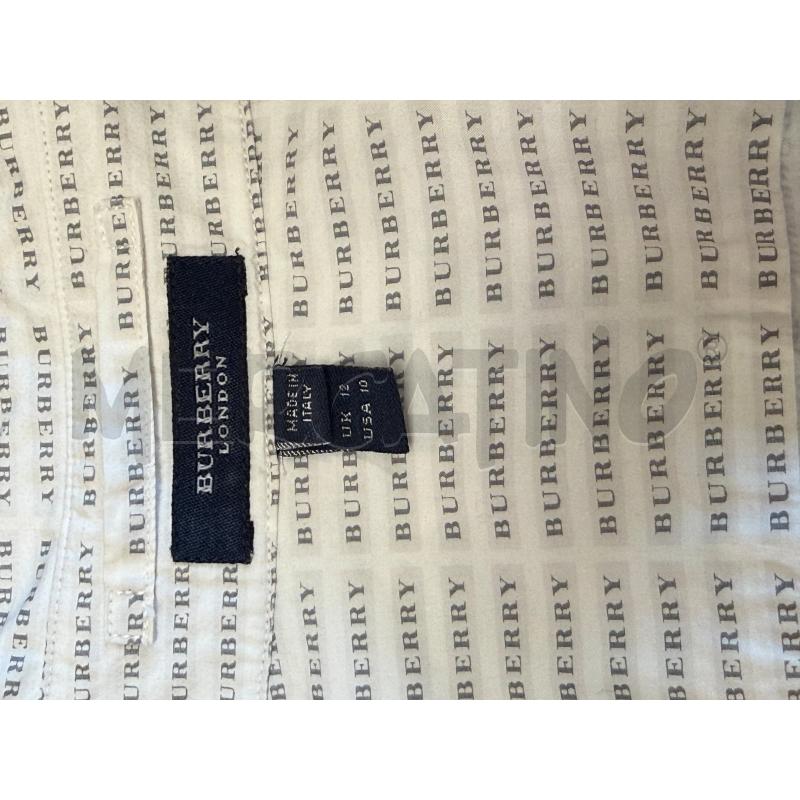CAMICIA DONNA BIANCA BURBERRYS | Mercatino dell'Usato Genova sampierdarena 3