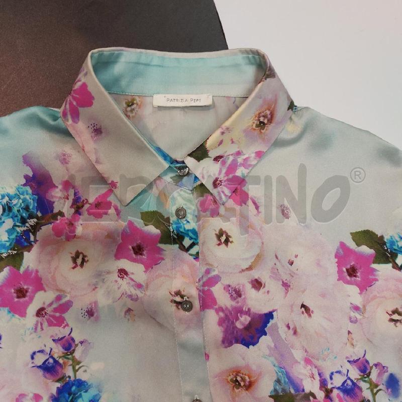 CAMICIA DONNA P PEPE AZZ FIORI ROSA | Mercatino dell'Usato Genova sampierdarena 2