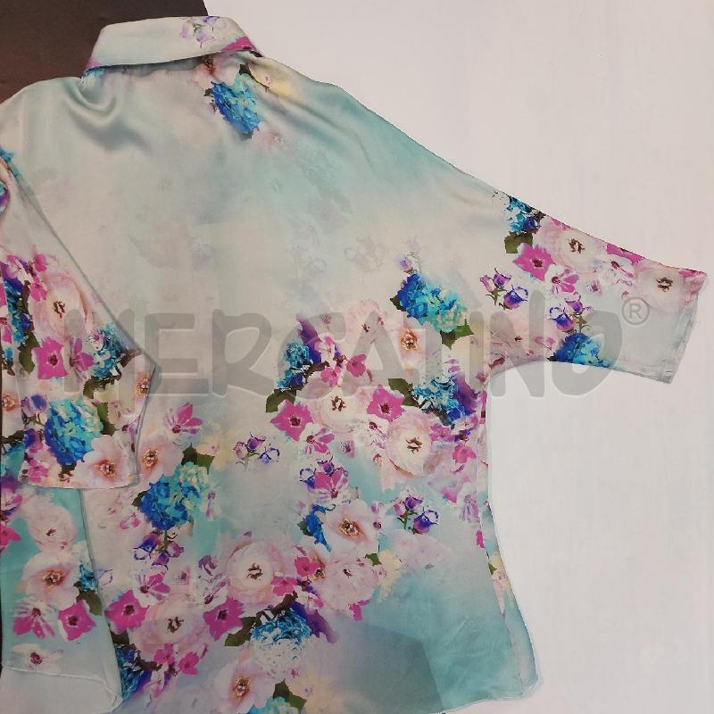 CAMICIA DONNA P PEPE AZZ FIORI ROSA | Mercatino dell'Usato Genova sampierdarena 3