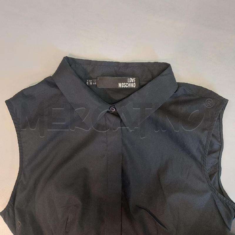 CAMICIA DONNA SMANICATA NERA MOSCHINO | Mercatino dell'Usato Genova sampierdarena 2