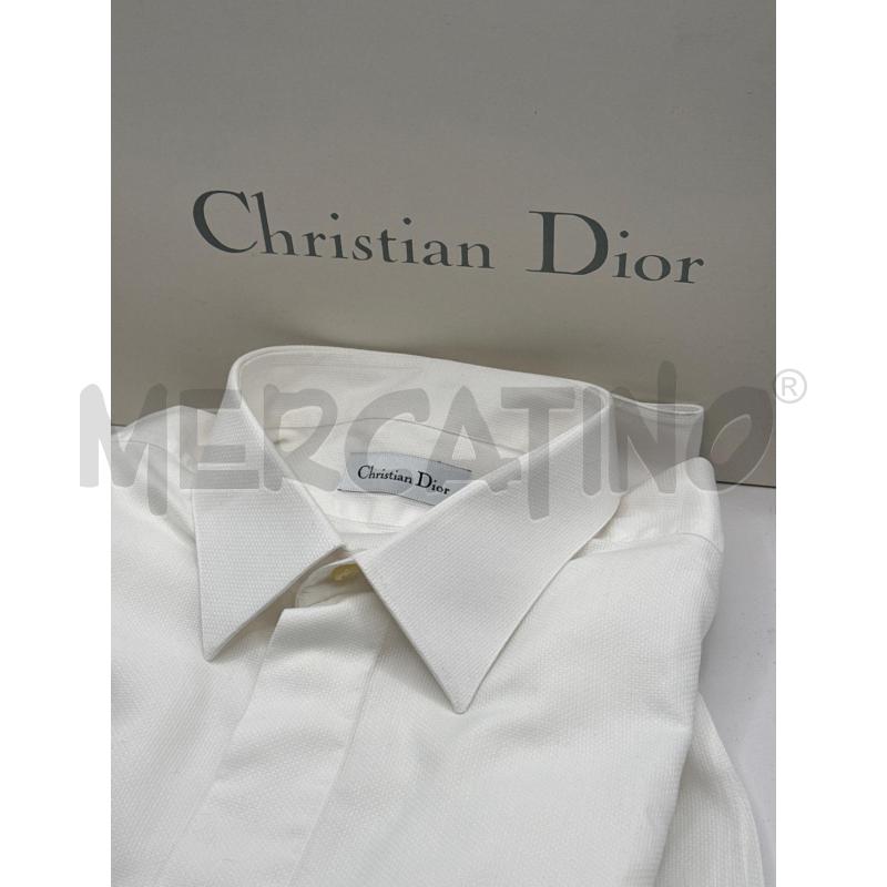 CAMICIA UOMO CHRITIAN DIOR BIANCA | Mercatino dell'Usato Genova sampierdarena 1