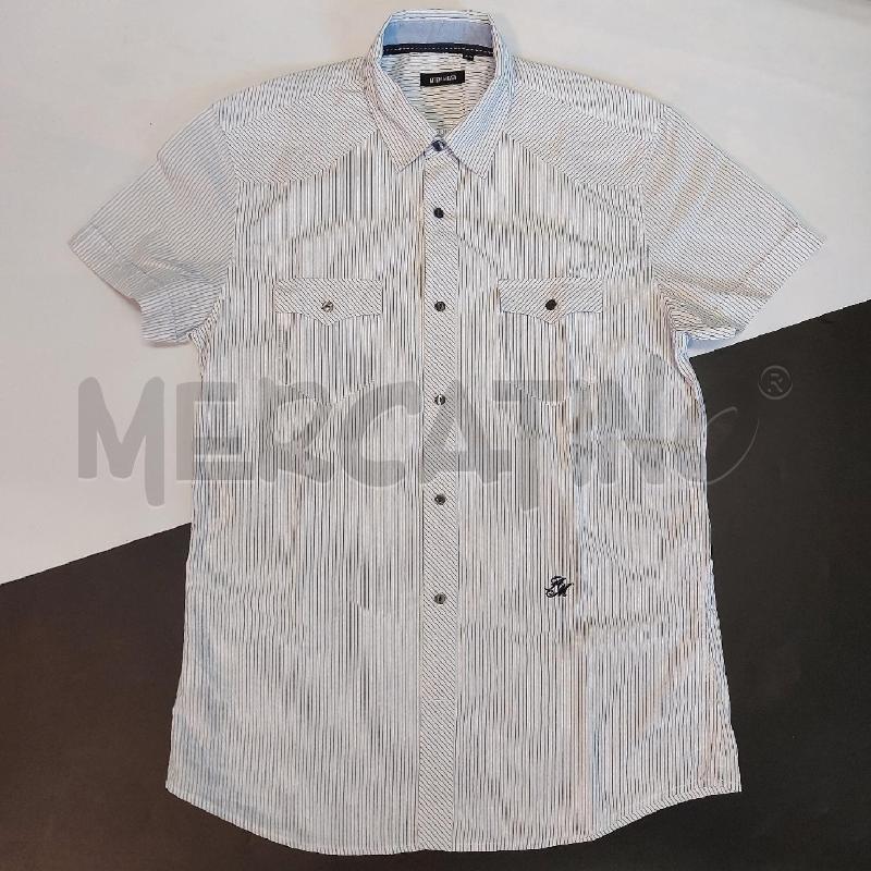 CAMICIA UOMO RIGHE BLU MORATO | Mercatino dell'Usato Genova sampierdarena 1
