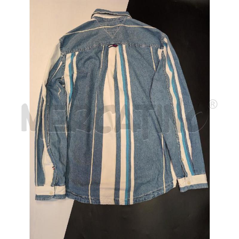 CAMICIA UOMO TOMMY HILFIGER DENIM RIGHE AZZ | Mercatino dell'Usato Genova sampierdarena 4