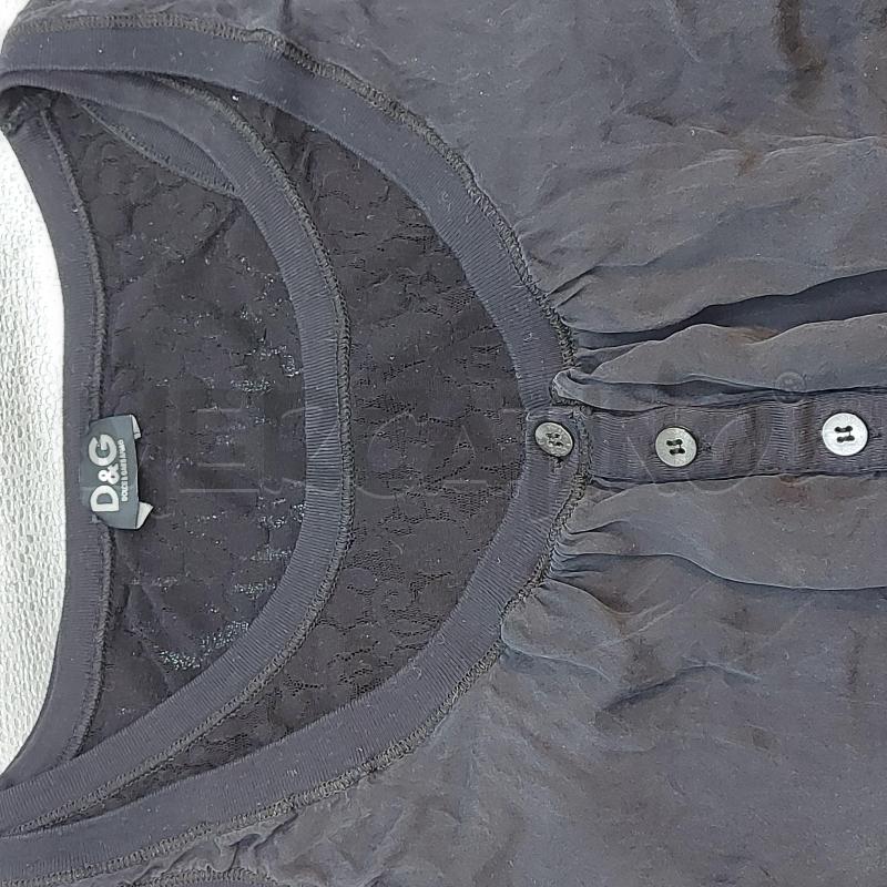 CANOTTA DONNA D&G SETA NERA | Mercatino dell'Usato Genova sampierdarena 3
