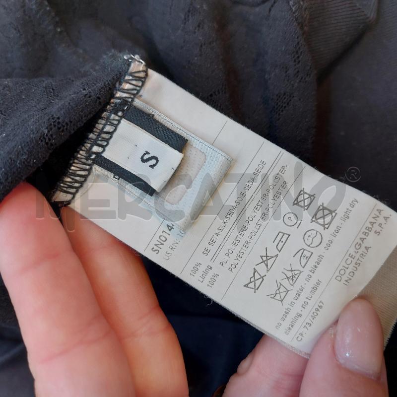 CANOTTA DONNA D&G SETA NERA | Mercatino dell'Usato Genova sampierdarena 4
