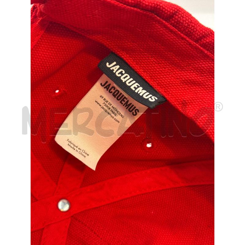 CAPPELLO ROSSO JACQUEMUS | Mercatino dell'Usato Genova sampierdarena 3