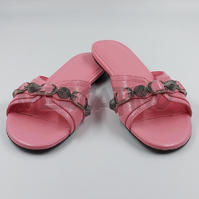 CIABATTE DONNA BALENCIAGA CAGOLE ROSA | Mercatino dell'Usato Genova sampierdarena 1