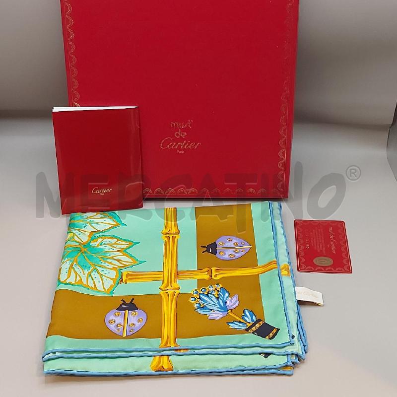 FOULARD MUST DE CARTIER COCCINELLE VIOLA | Mercatino dell'Usato Genova sampierdarena 1