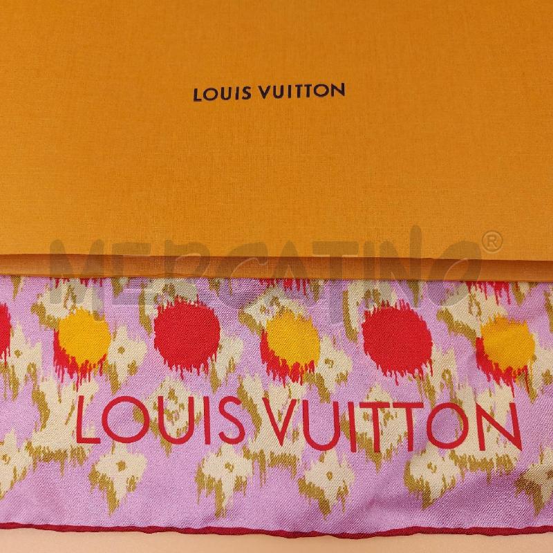 FOULARD ROSA COLOR LOUIS VUITTON | Mercatino dell'Usato Genova sampierdarena 2