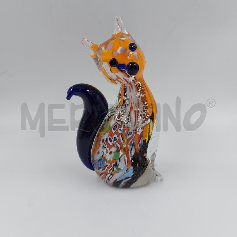 GATTO MURANO COLORATO | Mercatino dell'Usato Genova sampierdarena 1