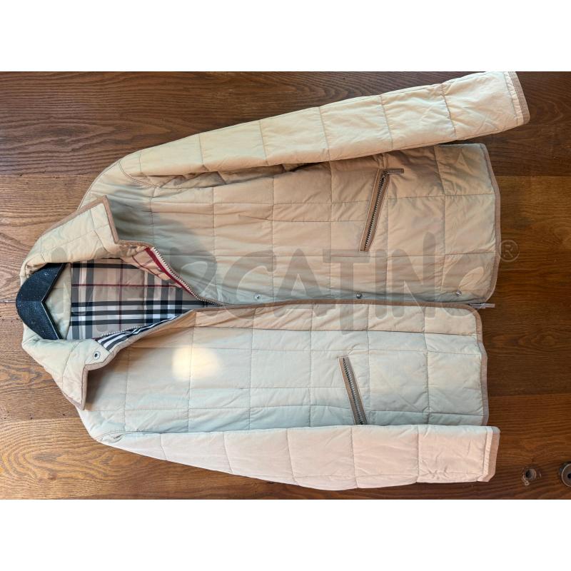 GIACCA DONNA BEIGE TRAPUNTATA BURBERRY | Mercatino dell'Usato Genova sampierdarena 1