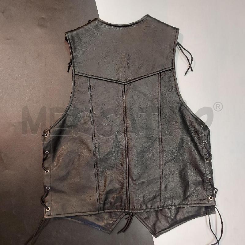 GILET NERO PELLE | Mercatino dell'Usato Genova sampierdarena 2