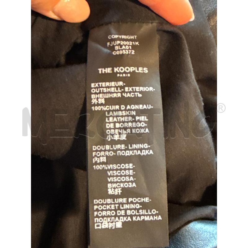 GONNA THE KOOPLES NERA PELLE NERA ZIP | Mercatino dell'Usato Genova sampierdarena 5