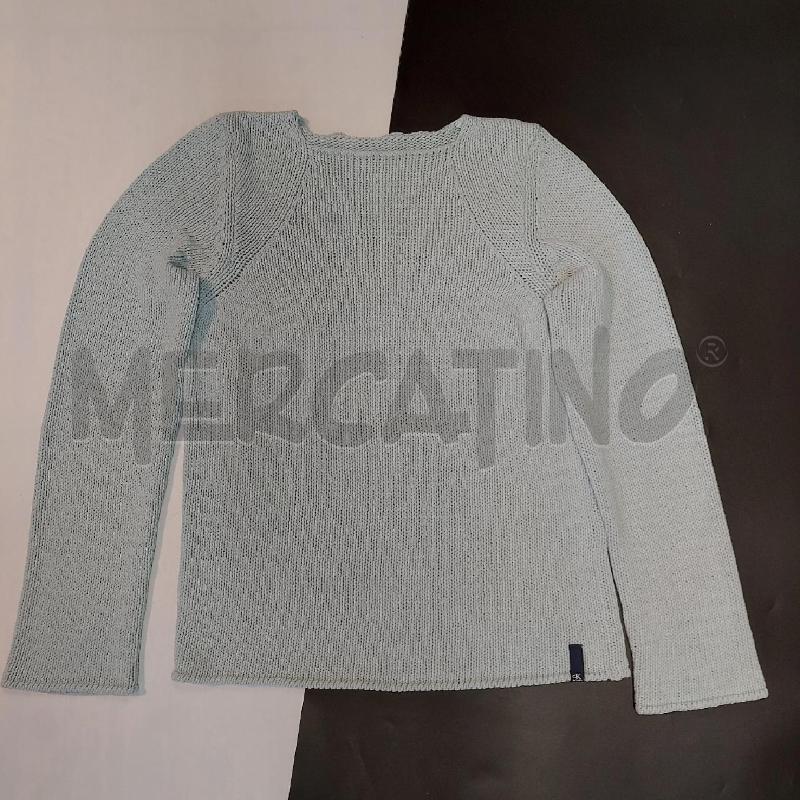 MAGLIA DONNA AZZURRA CK | Mercatino dell'Usato Genova sampierdarena 1
