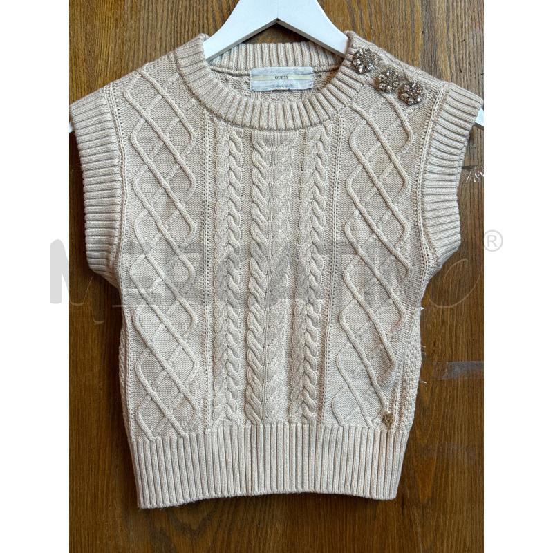 MAGLIA DONNA SMANIC BEIGE GUESS | Mercatino dell'Usato Genova sampierdarena 1