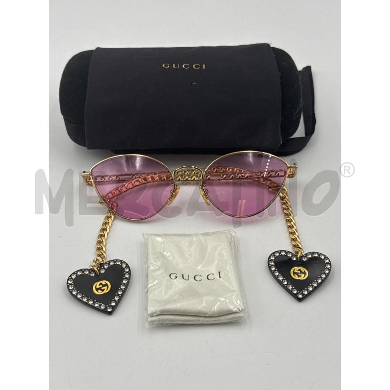 OCCHIALI DONNA GUCCI ROSA  | Mercatino dell'Usato Genova sampierdarena 1