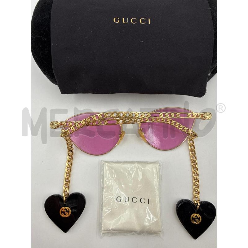 OCCHIALI DONNA GUCCI ROSA  | Mercatino dell'Usato Genova sampierdarena 2
