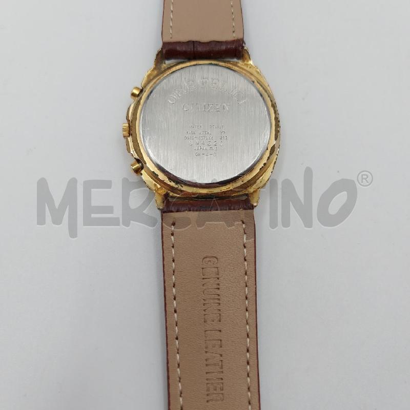 OROLOGIO DA POLSO CITIZEN 6N 4320 MARRONE DORATO  | Mercatino dell'Usato Genova sampierdarena 2