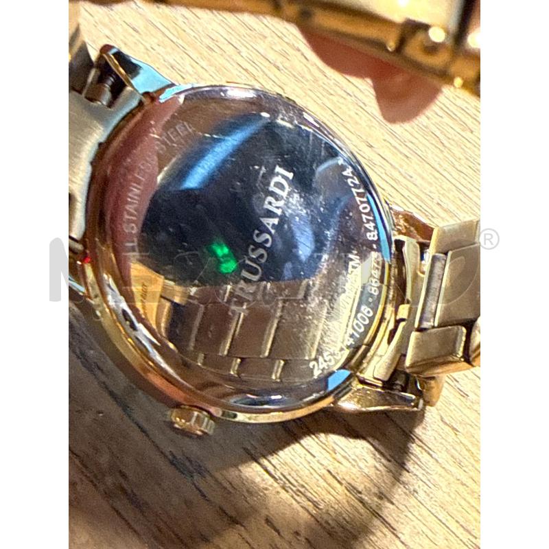 OROLOGIO DA POLSO DORATO VERDE TRUSSARDI | Mercatino dell'Usato Genova sampierdarena 4