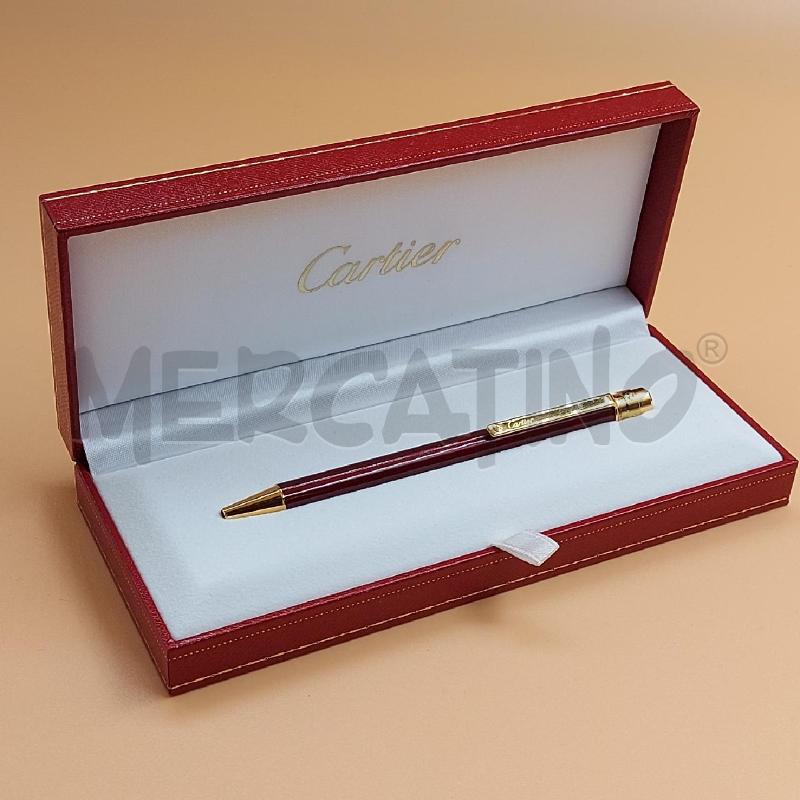PENNA A SFERA CARTIER ROSSA  | Mercatino dell'Usato Genova sampierdarena 1