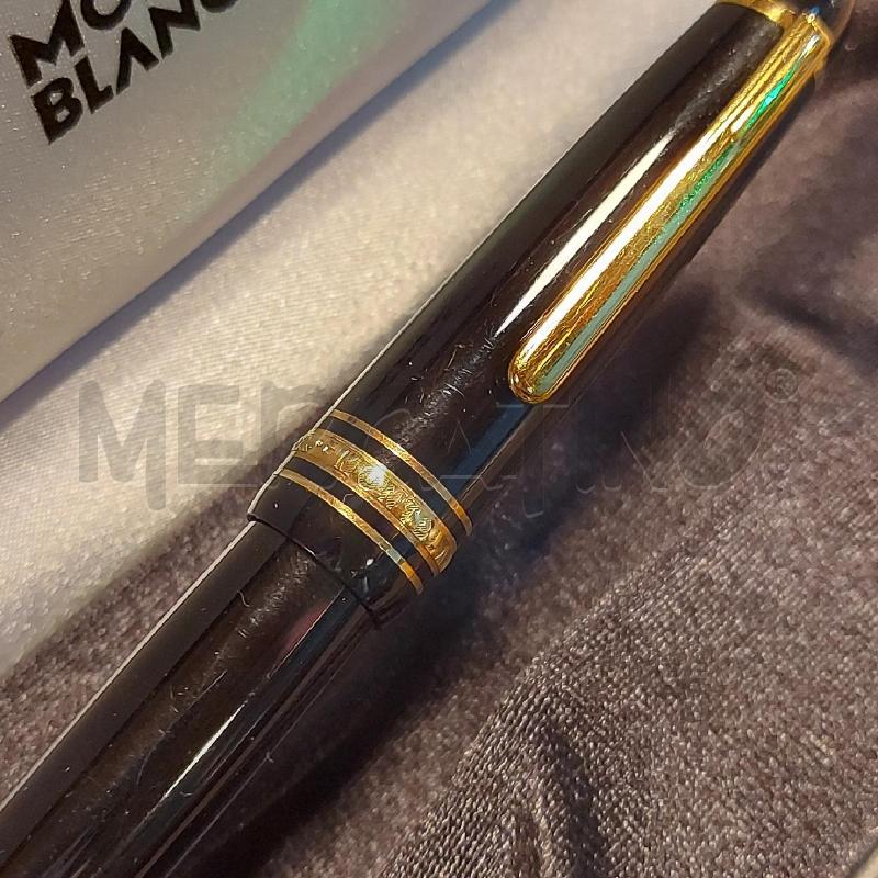 PENNA MONT BLANC NERA DORATA | Mercatino dell'Usato Genova sampierdarena 2