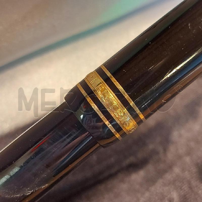 PENNA MONT BLANC NERA DORATA | Mercatino dell'Usato Genova sampierdarena 3