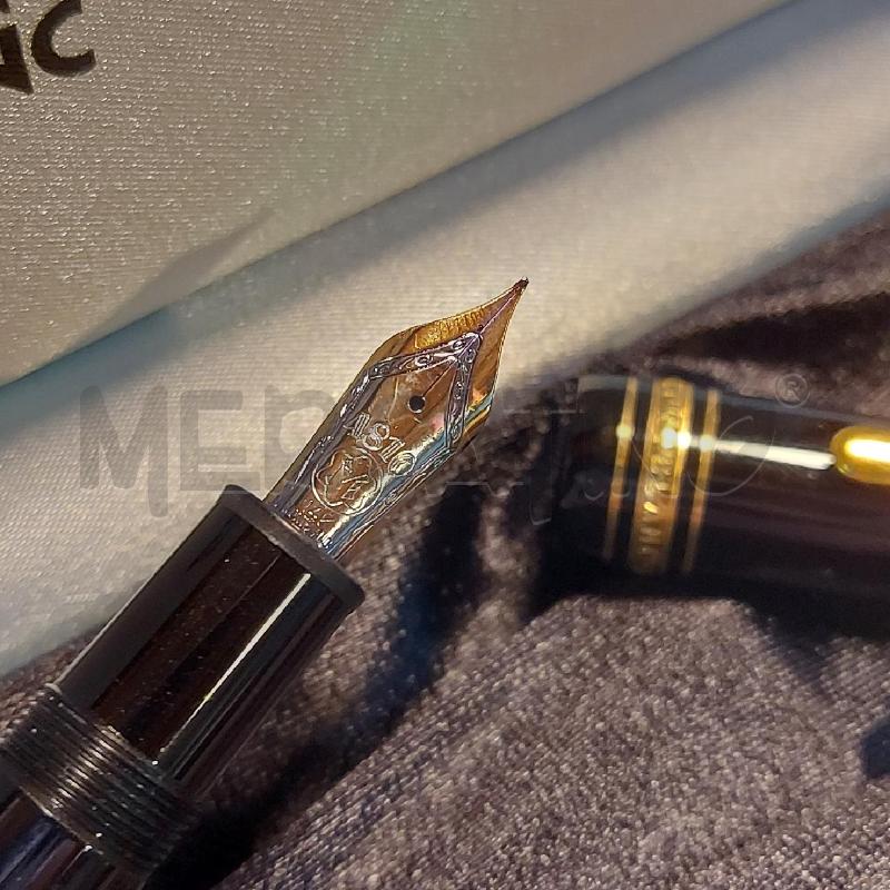 PENNA MONT BLANC NERA DORATA | Mercatino dell'Usato Genova sampierdarena 4