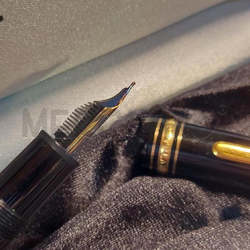 PENNA MONT BLANC NERA DORATA | Mercatino dell'Usato Genova sampierdarena 5