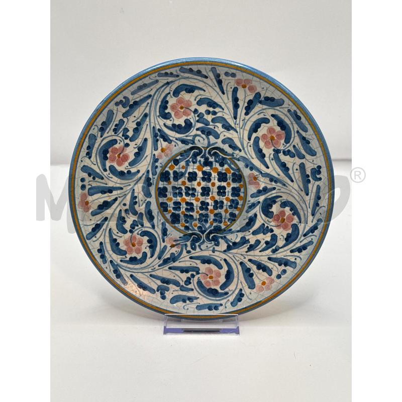 PIATTO DISEGNI AZZURRI E BLU CALTAGIRONE | Mercatino dell'Usato Genova sampierdarena 1