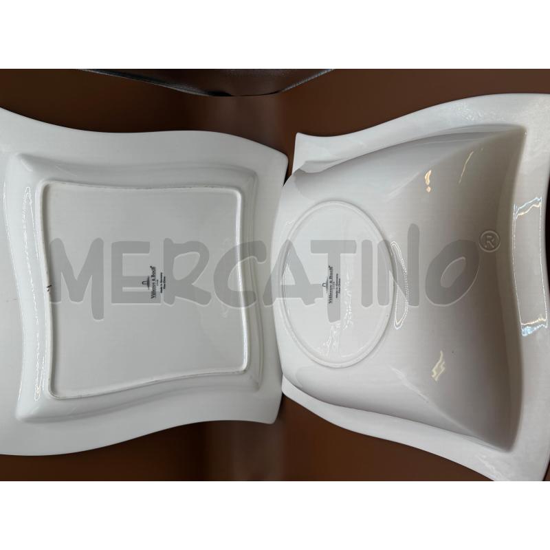 PIATTO + CIOTOLNA VILLEROY & BOCH BIANCO  | Mercatino dell'Usato Genova sampierdarena 3