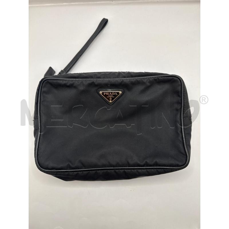 POCHETTE PRADA NERA | Mercatino dell'Usato Genova sampierdarena 1