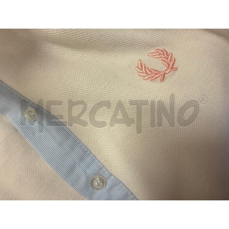 POLO DONNA FRED PERRY BIANCA | Mercatino dell'Usato Genova sampierdarena 3