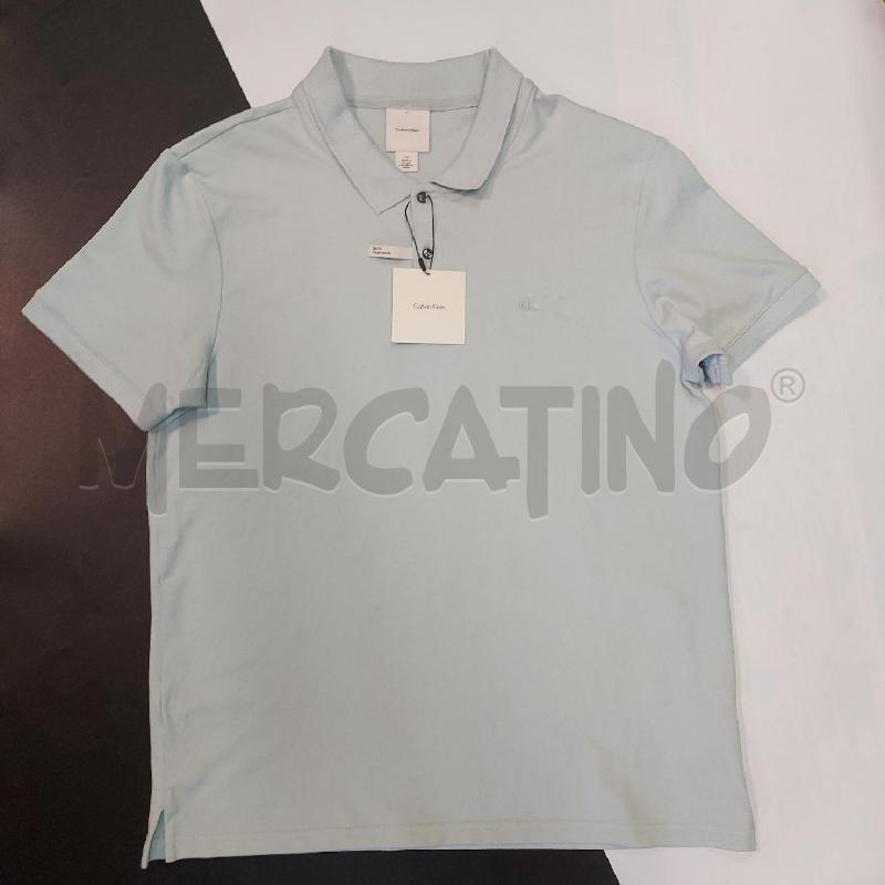 POLO UOMO CK VERDE ACQUA | Mercatino dell'Usato Genova sampierdarena 1