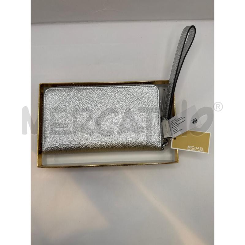 PORTA FOGLIO ARGENTATO MICHAEL KORS  | Mercatino dell'Usato Genova sampierdarena 4