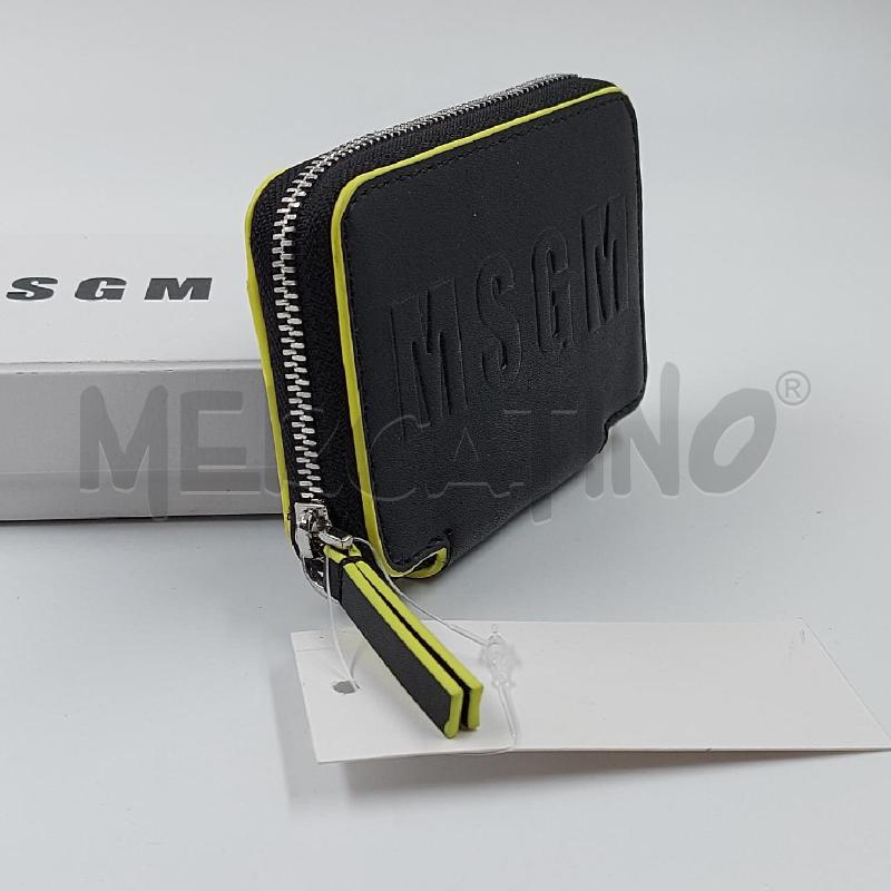 PORTA FOGLIO MSGM NERO | Mercatino dell'Usato Genova sampierdarena 2
