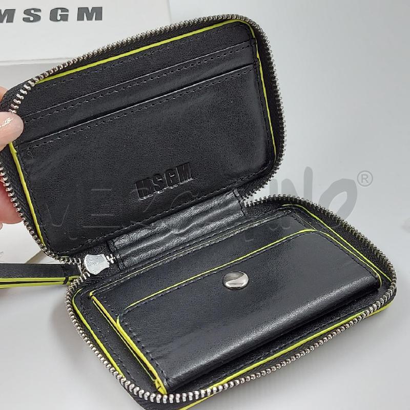 PORTA FOGLIO MSGM NERO | Mercatino dell'Usato Genova sampierdarena 4