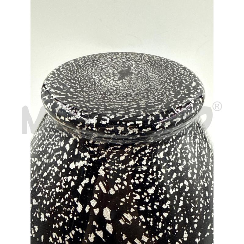 POTICHE VASO NERA SCAGLIE ARGENTAT | Mercatino dell'Usato Genova sampierdarena 4