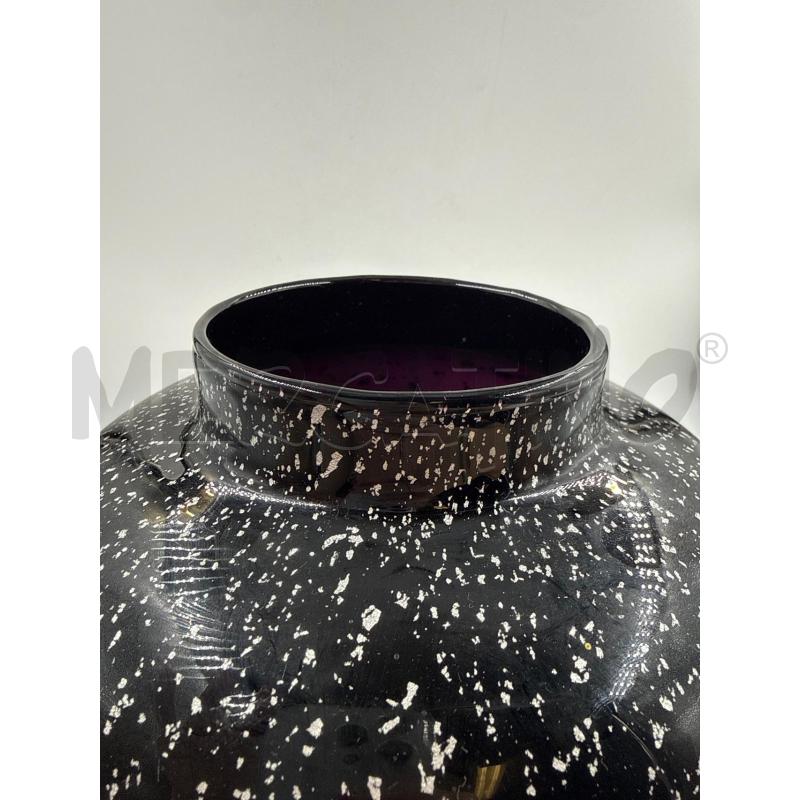 POTICHE VASO NERA SCAGLIE ARGENTAT | Mercatino dell'Usato Genova sampierdarena 5