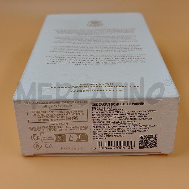 PROFUMO CREED OUD ZARIAN | Mercatino dell'Usato Genova sampierdarena 3