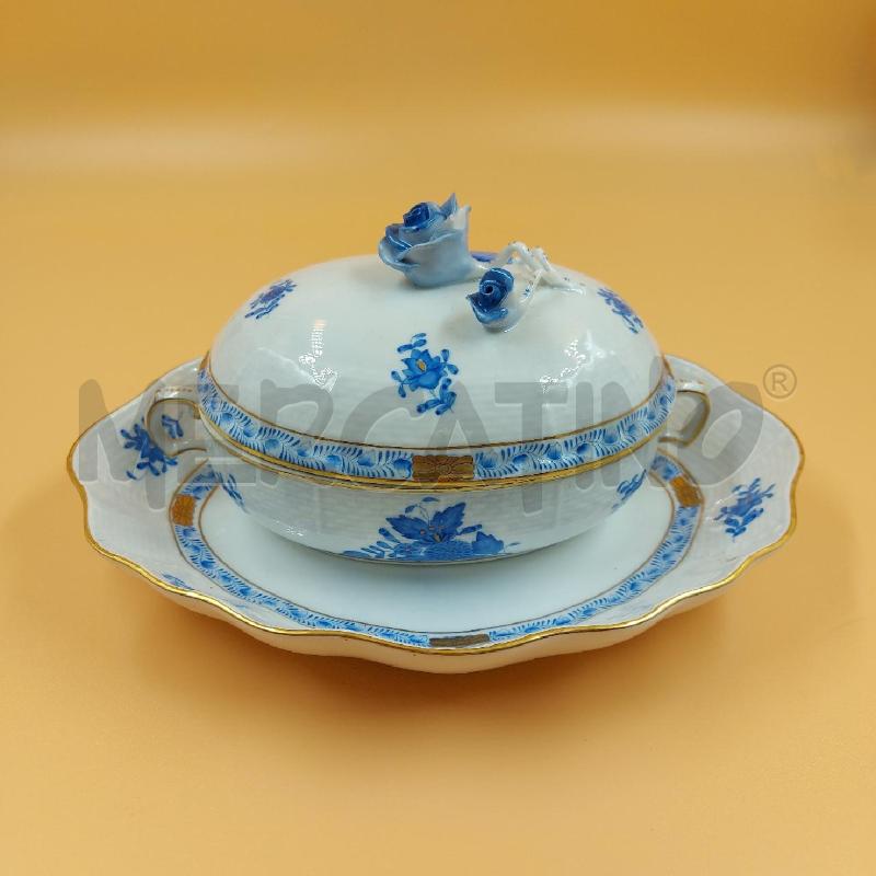 SALSIERA HEREND APPONY BLUE | Mercatino dell'Usato Genova sampierdarena 1