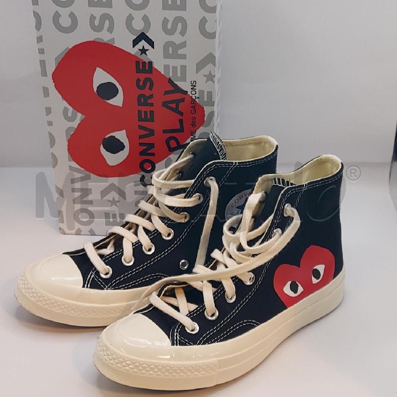 SCARPE DONNA NERE CONVERSE CUORE | Mercatino dell'Usato Genova sampierdarena 1