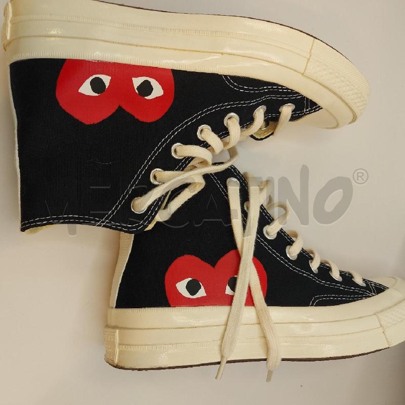 SCARPE DONNA NERE CONVERSE CUORE | Mercatino dell'Usato Genova sampierdarena 4