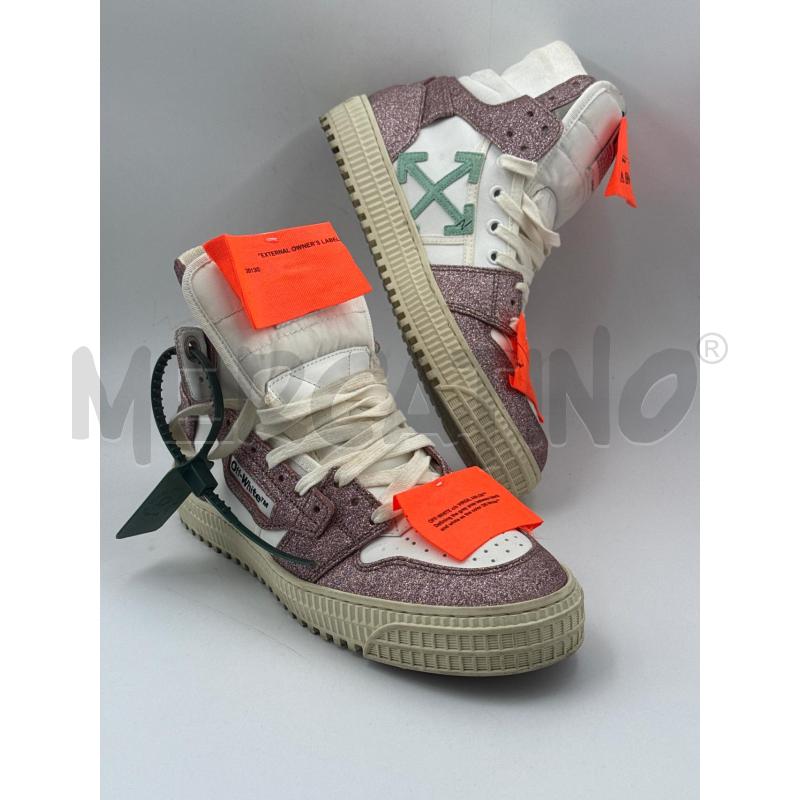 SCARPE DONNA OFF WHITE BIANCA ROSA | Mercatino dell'Usato Genova sampierdarena 1